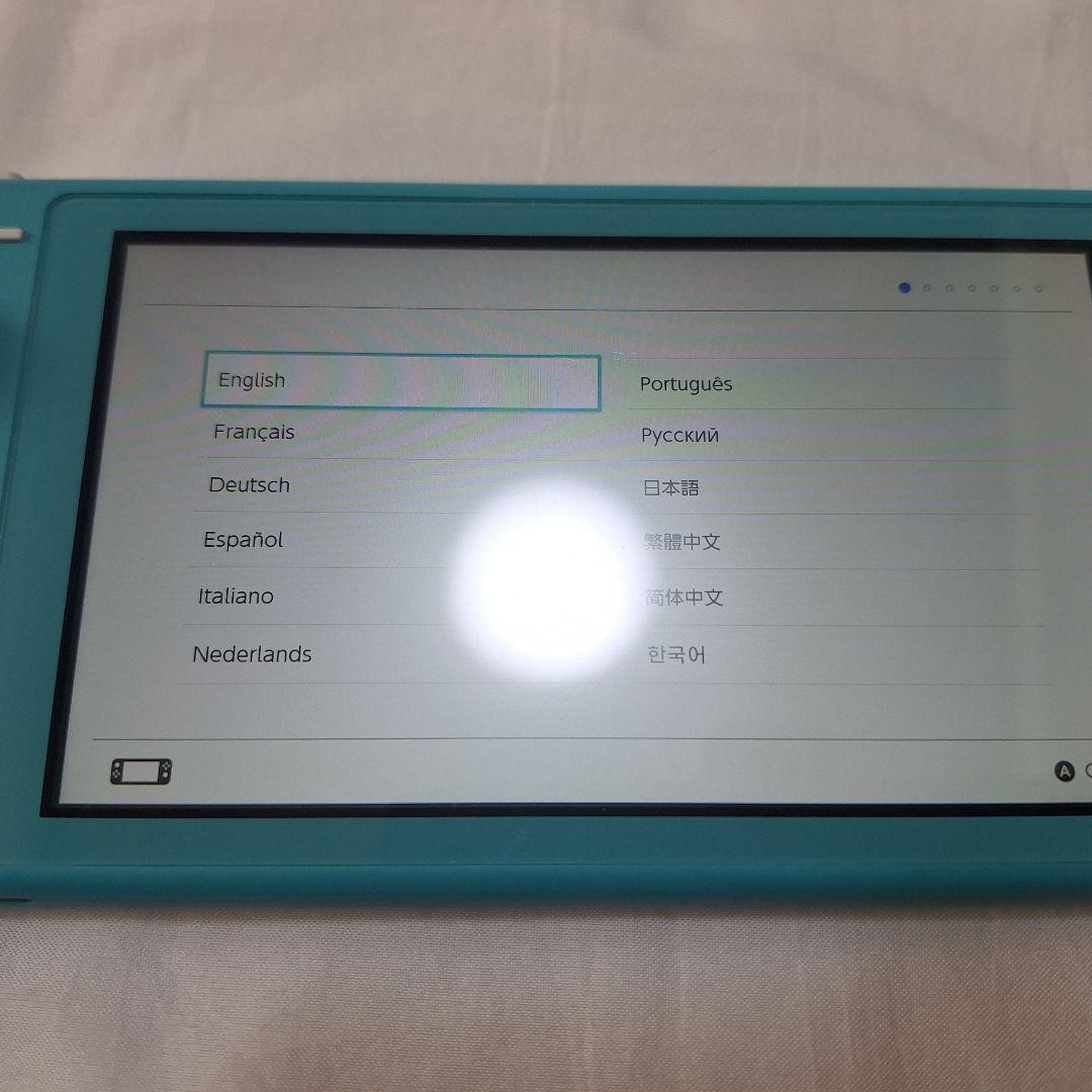 Nintendo Switch Lite ターコイズ　箱　充電器付き