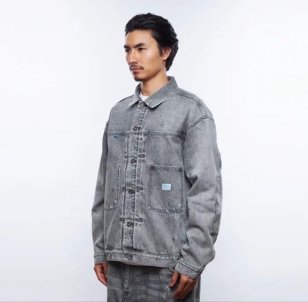 ジャケット・アウター LIBERAIDERS 23FW BLEACHED DENIM JACKET L