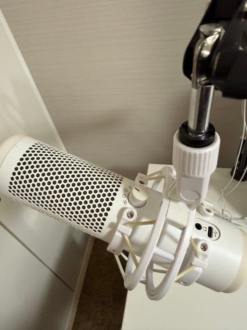 HyperX QuadCast S ホワイト USB コンデンサー マイク