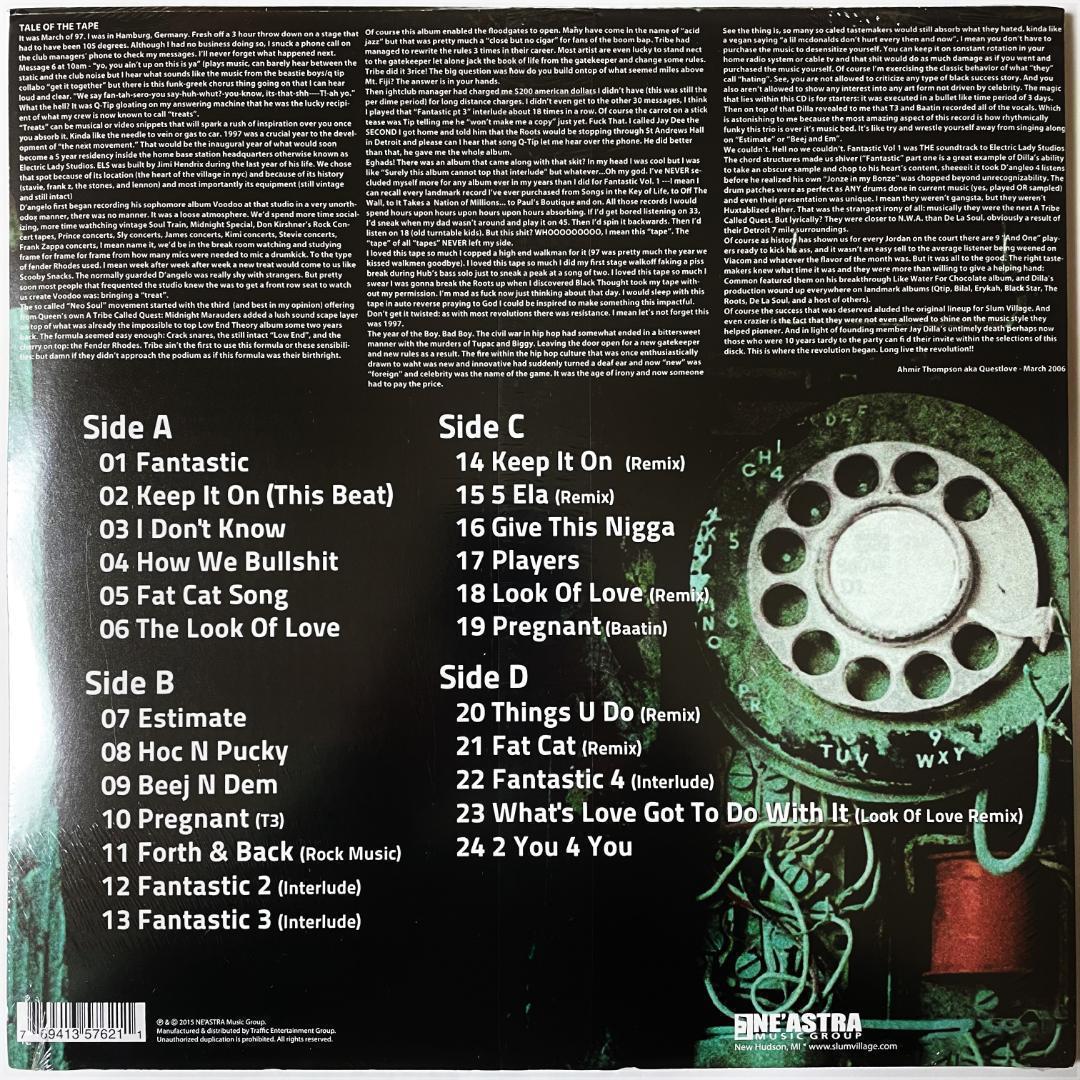 未開封 Slum Village /Fan-Tas-Tic Vol. 1 2LP