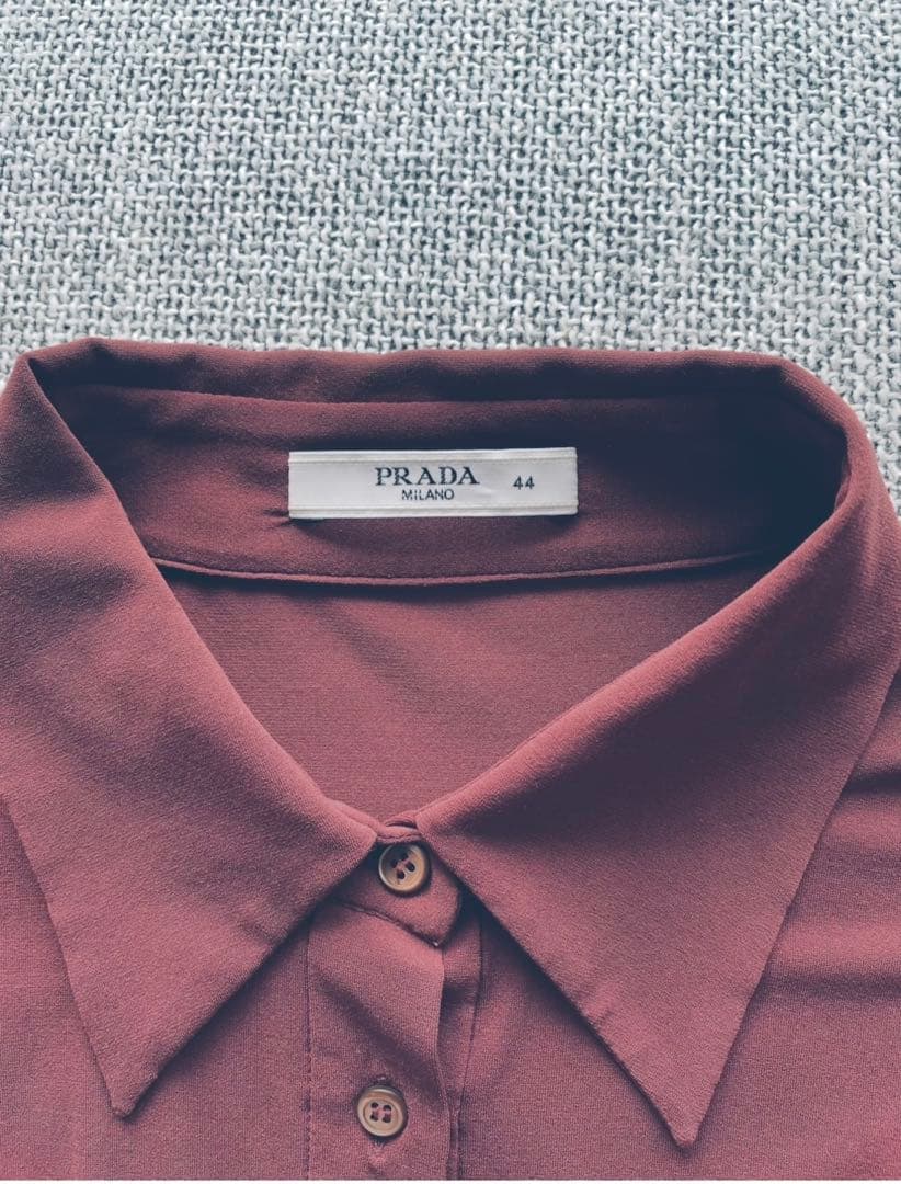 ★凛★ 美品★PRADAプラダ・ブラウス