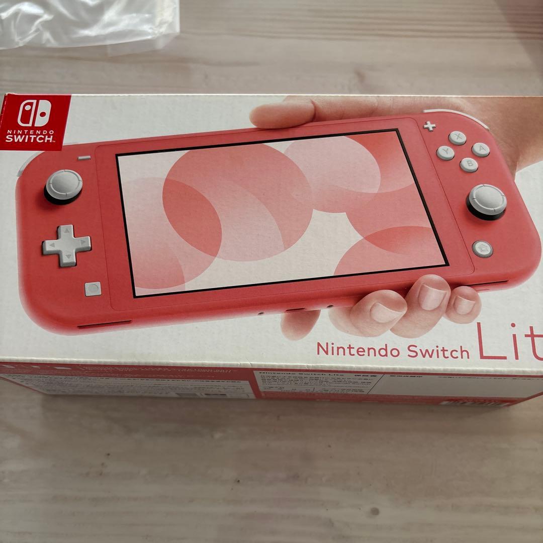 Nintendo switch lite コーラルピンク 本体