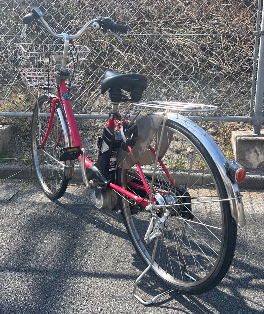 Panasonic新基準電動アシスト自転車・新品前後タイヤ交換ブレーキ類新品交換