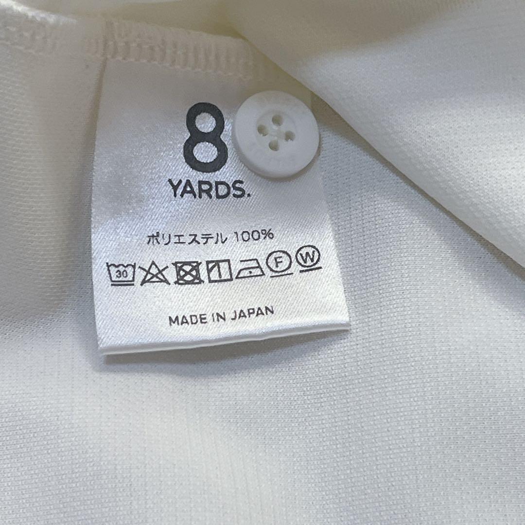 新品　ハチヤーズ 8YARDS ハチヤーズゴルフ　ポロシャツ　ホワイト　Lサイズ