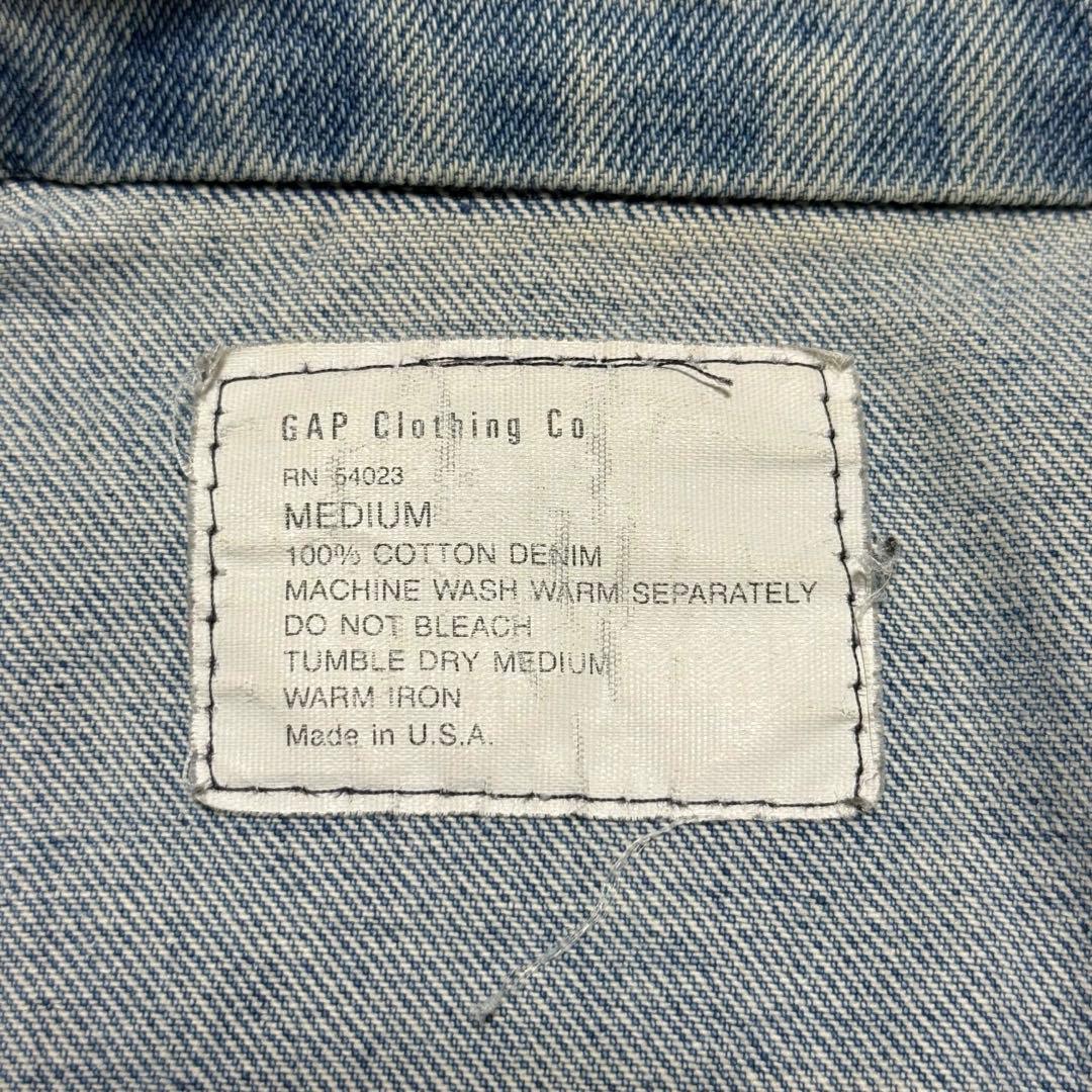 希少USA製 90's OLD GAP Clothing Co デニムジャケット