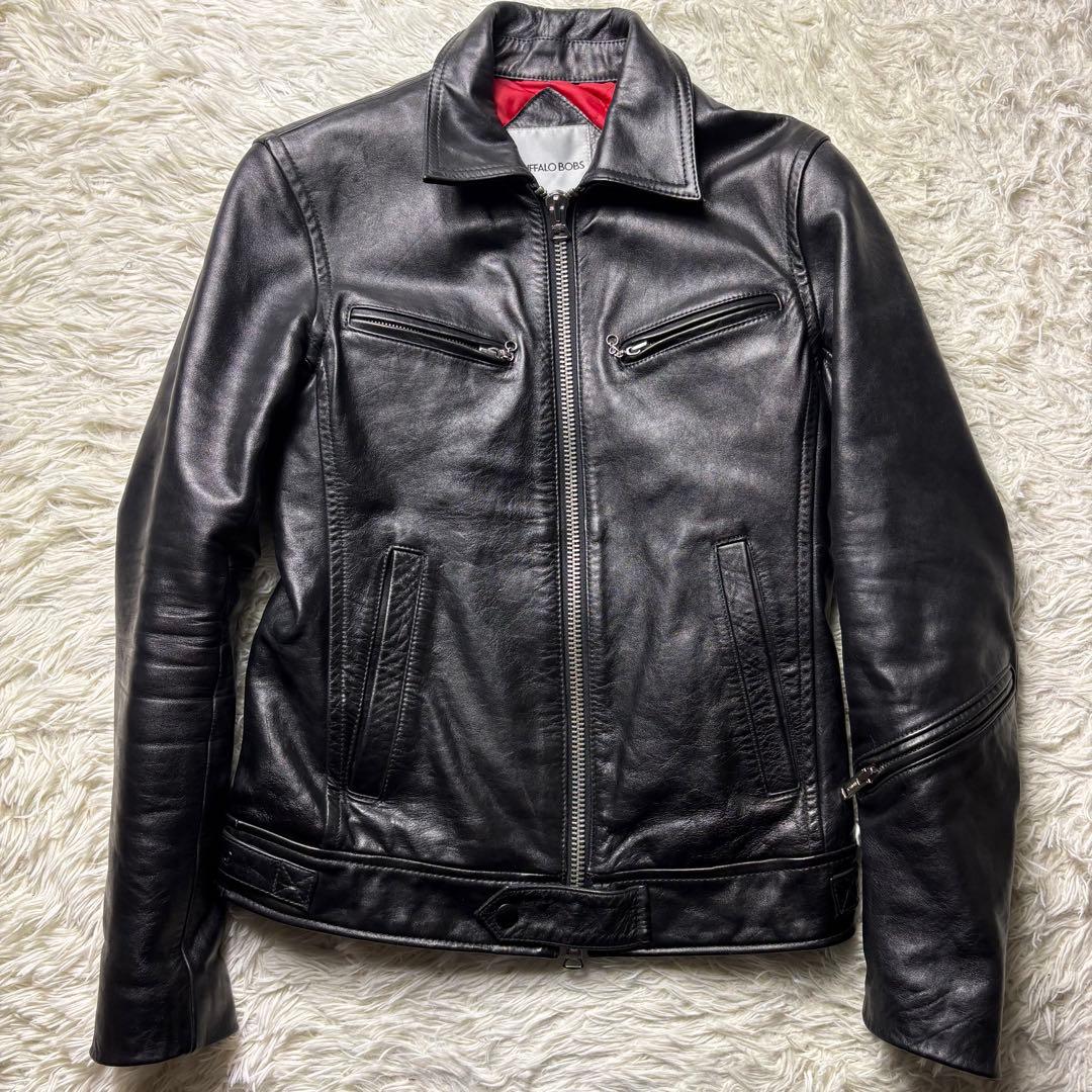 美品　BUFFALO BOBS ホースレザー　ライダースジャケット　ドミネーター