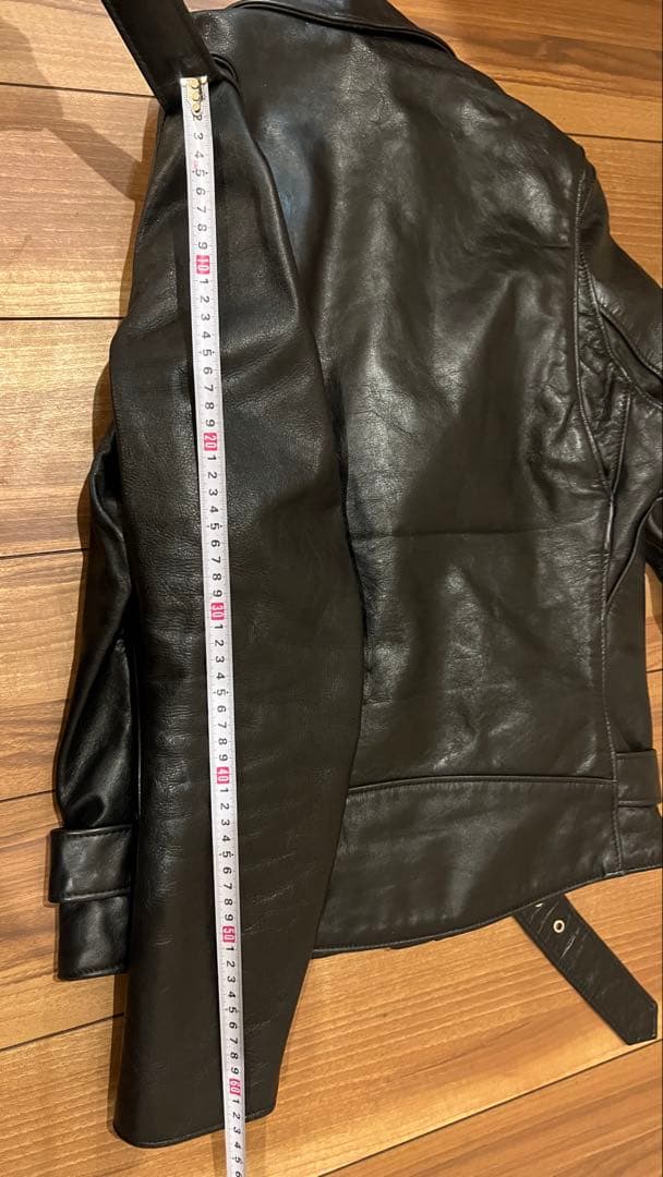 schott 626 レザーダブルライダースジャケット S ショット 618