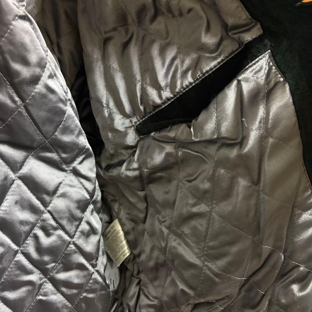 Wrangler ブラック スウェード レザー ジャケット 豚革
