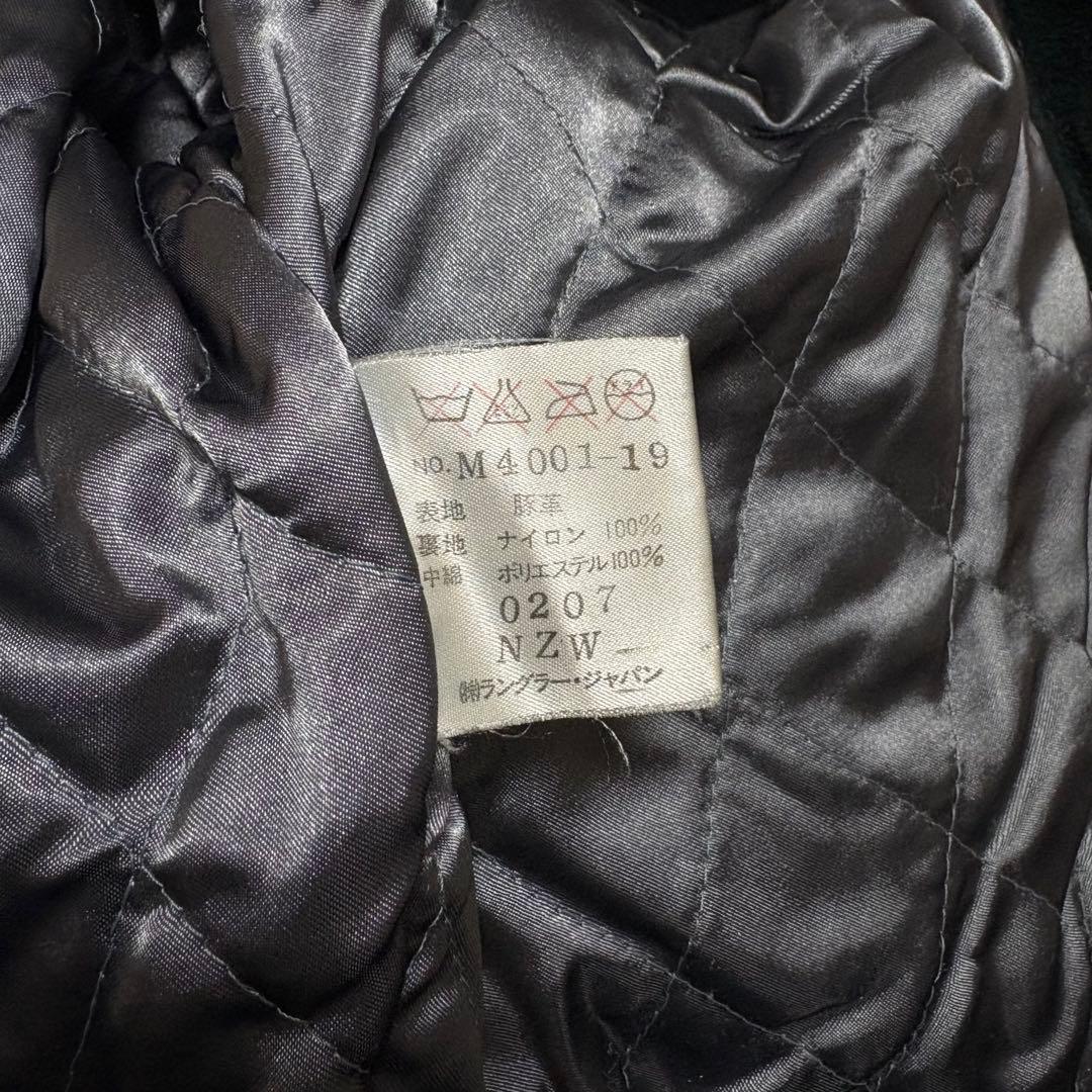 Wrangler ブラック スウェード レザー ジャケット 豚革