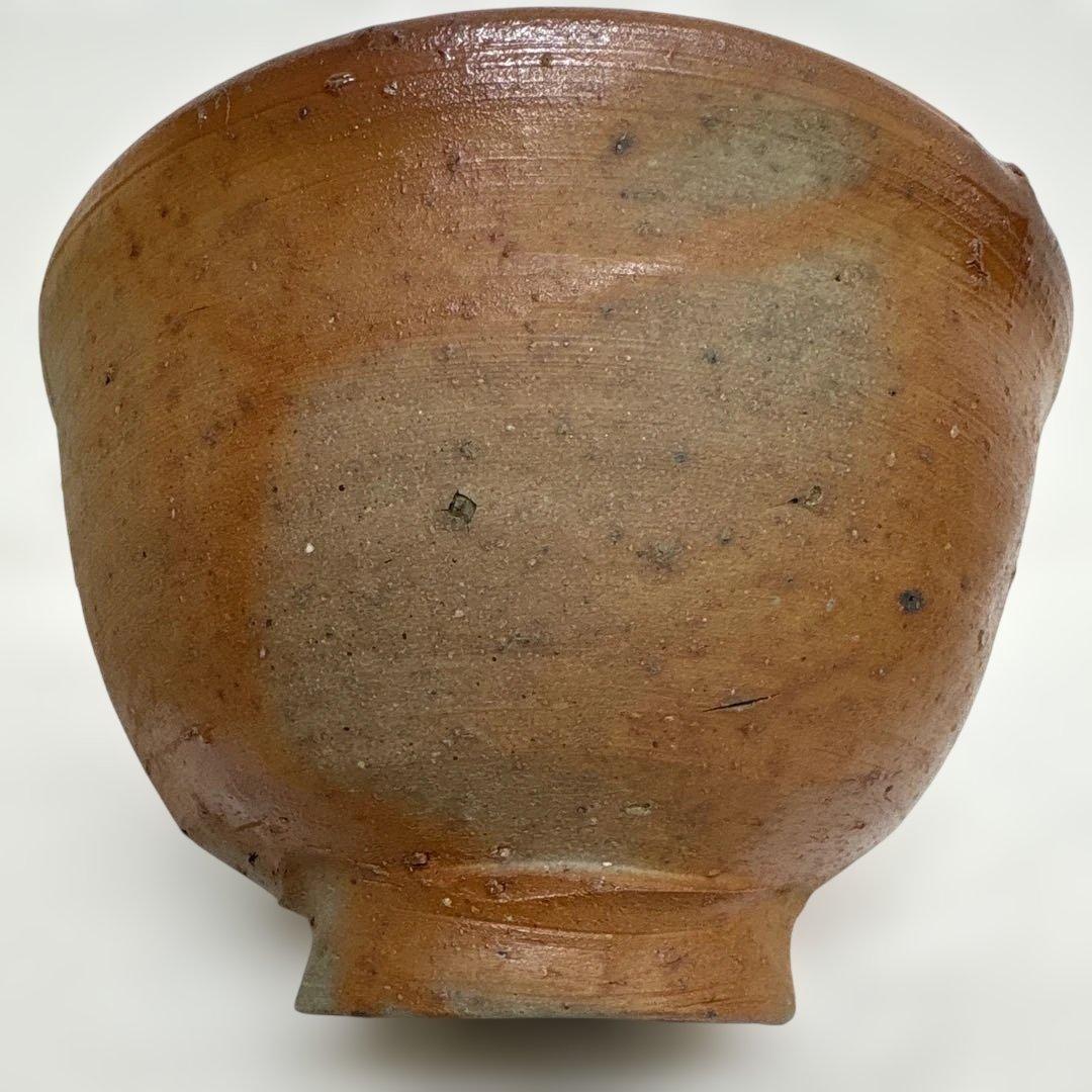 備前焼　藤原建　緋襷茶盌　1971年作