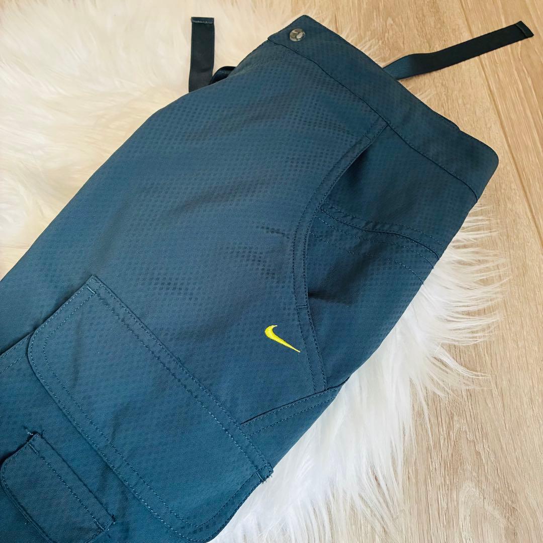 NIKE ギミックカーゴパンツ　希少　maharishi ロゴ　ボタン