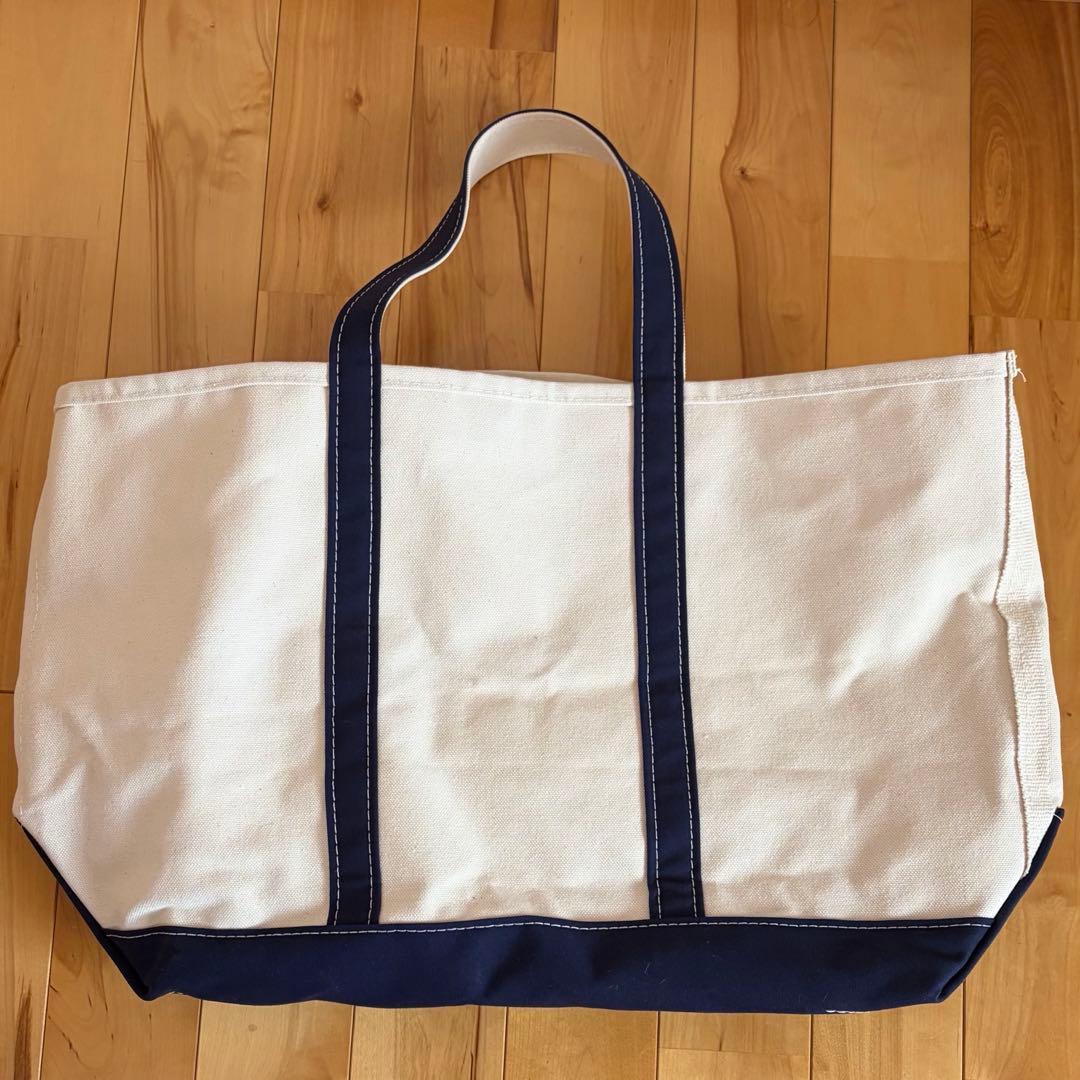 【未使用】L.L.Bean ボート・アンド・トート ラージ Blue Trim