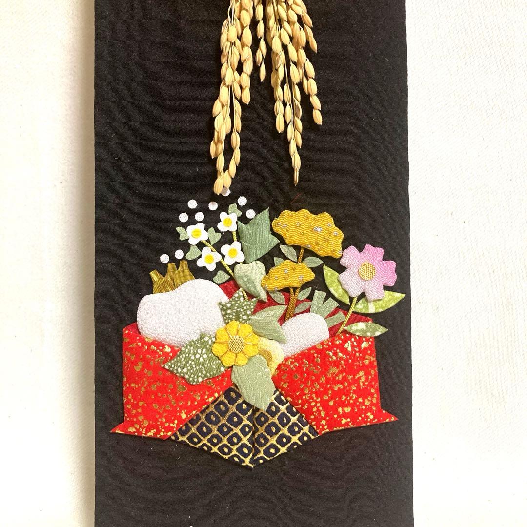 手作り押絵の壁飾り『お正月』
