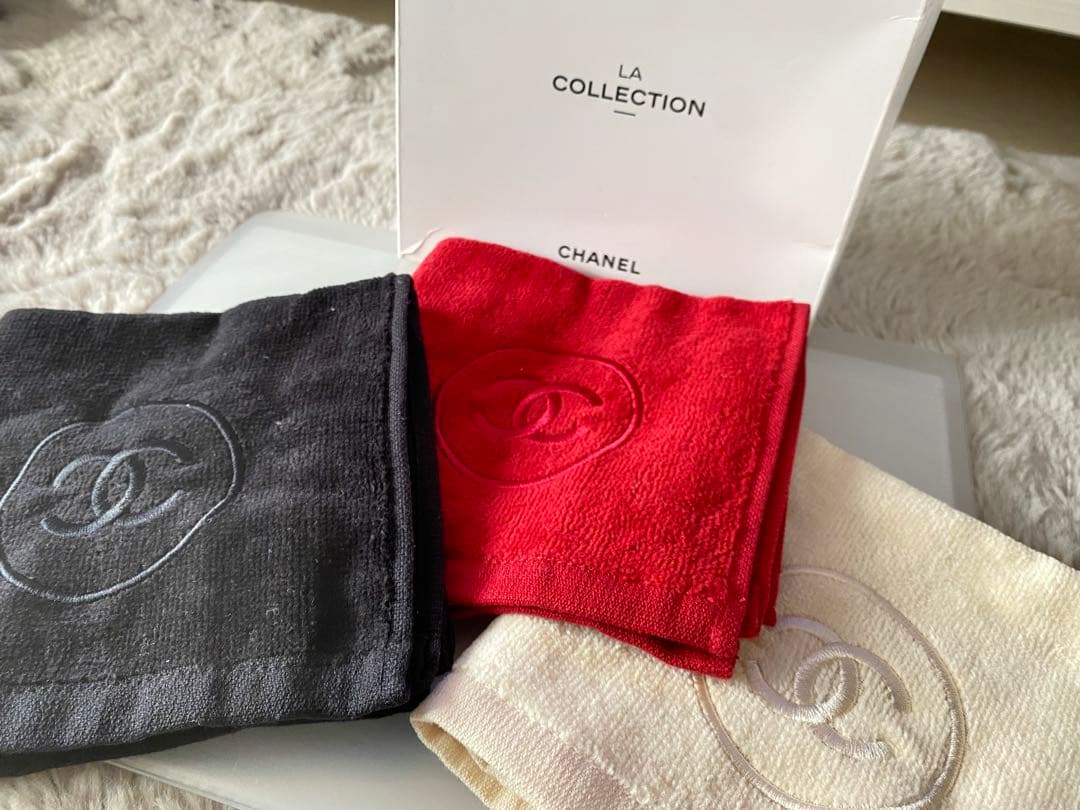 CHANEL タオルセット 3色
