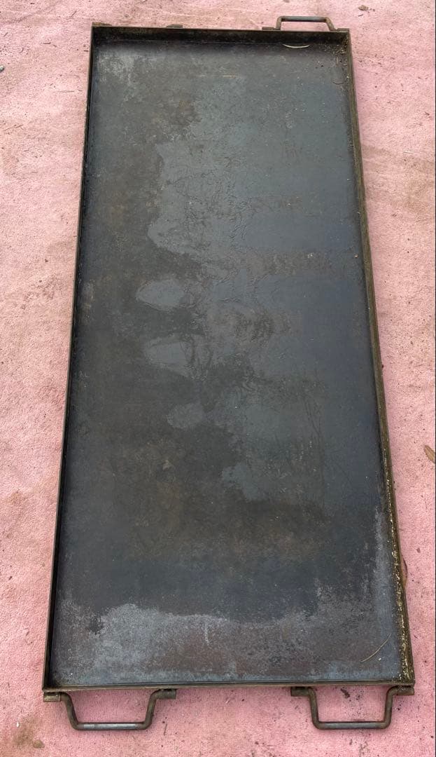 BBQ用鉄板　手渡し限定 幅150cm×奥行65cm 厚み3ミリ