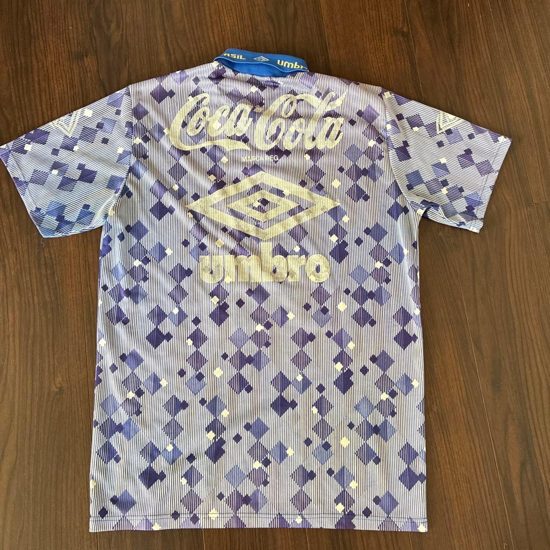 ブラジル代表　プラクティスシャツUmbro シャツ 紫系 Coca-Cola