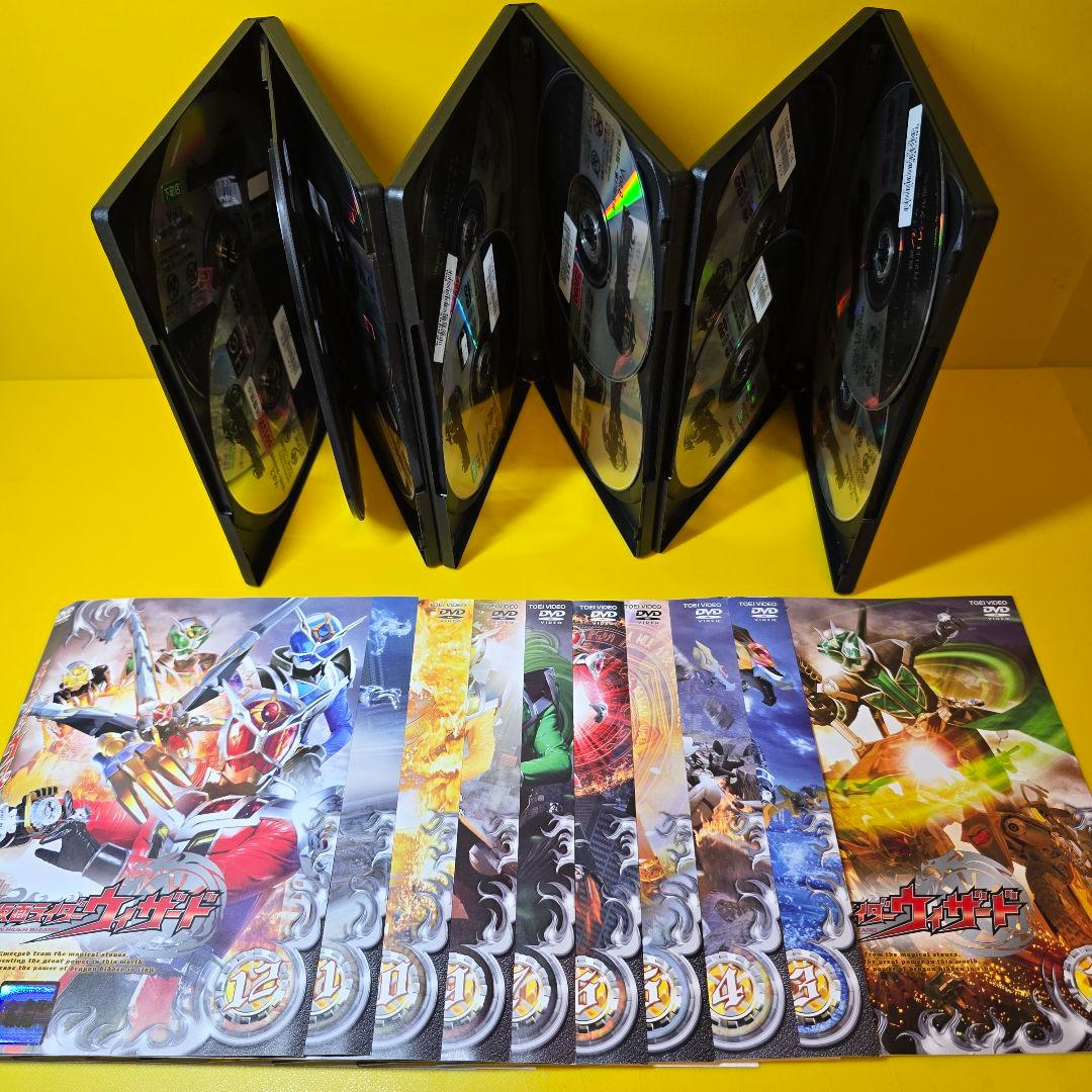 ※新品ケース交換済み　仮面ライダーウィザード DVD 全13巻セット