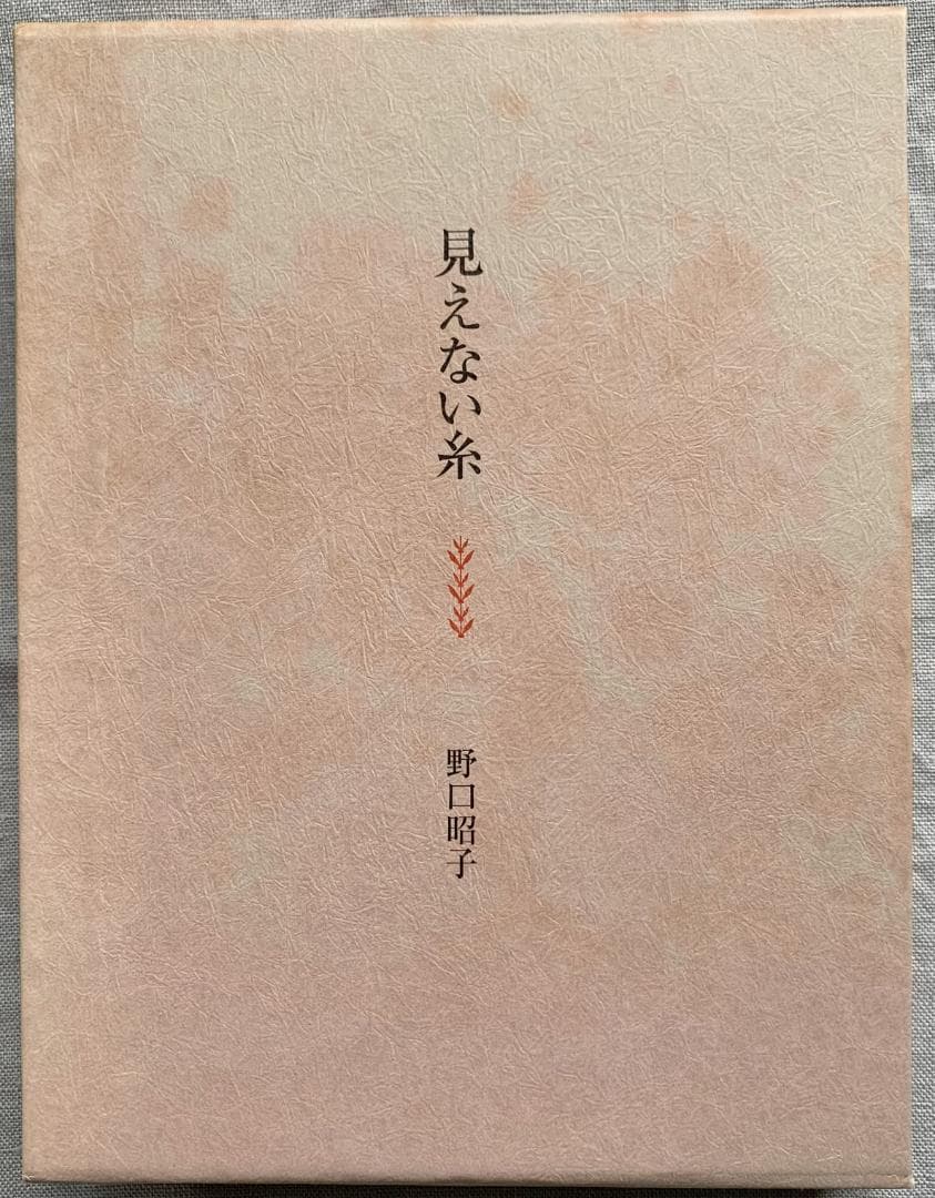 野口整体　野口昭子著『時計の歌』『見えない糸』