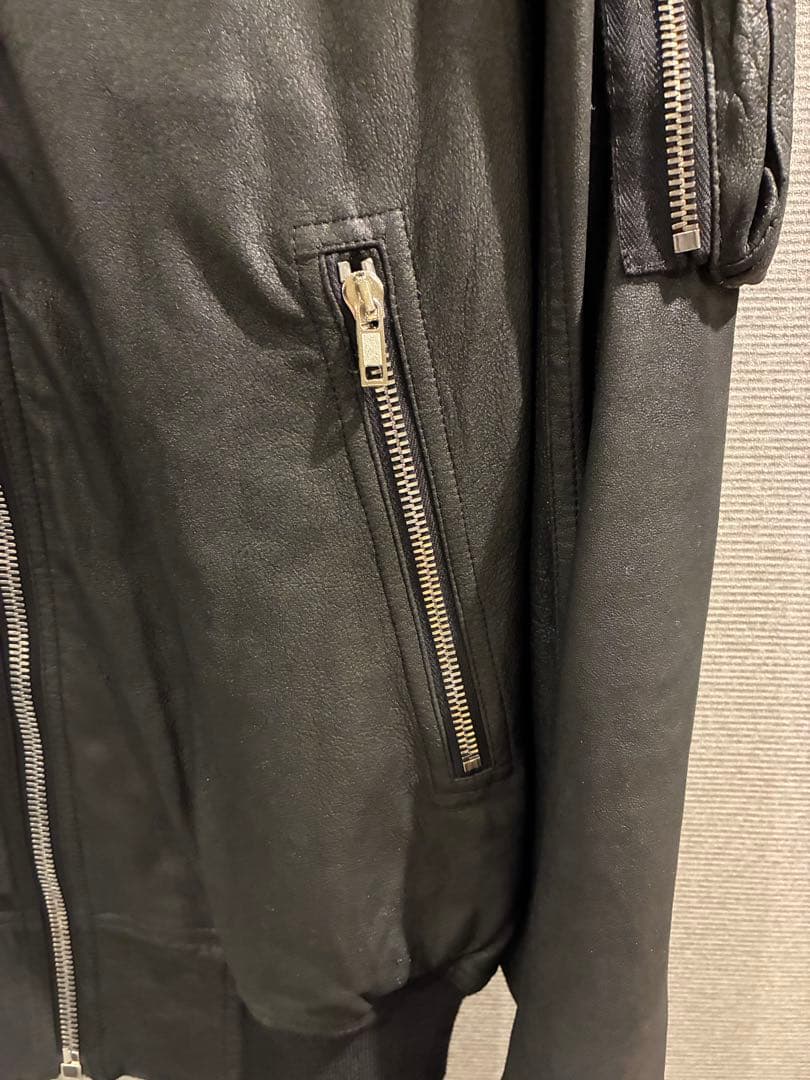 ジャケット・アウター Rick owens classic flight leather jacket