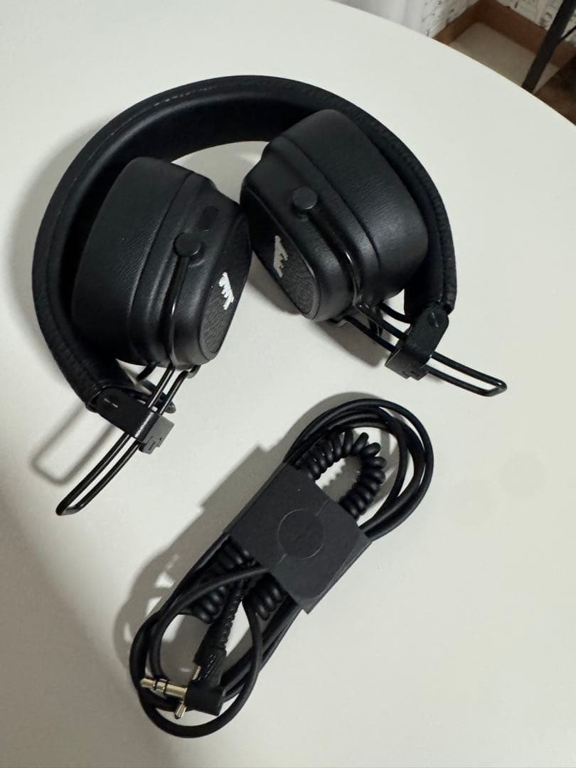 【正規品】【美品】Marshall ワイヤレスヘッドホン ブラック