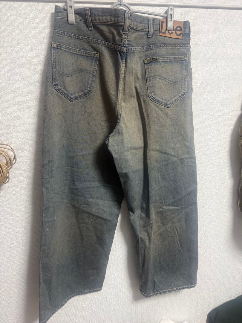 パンツ BEAMS Lee WIDE FADE BAGGY JEANS