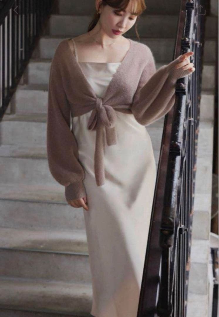 ワンピース Herlipto Luxe Mohair & Satin Set