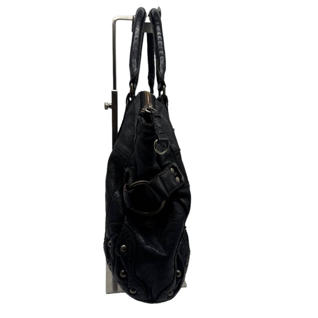 バッグ 00s studs leather handbag gimmick y2k