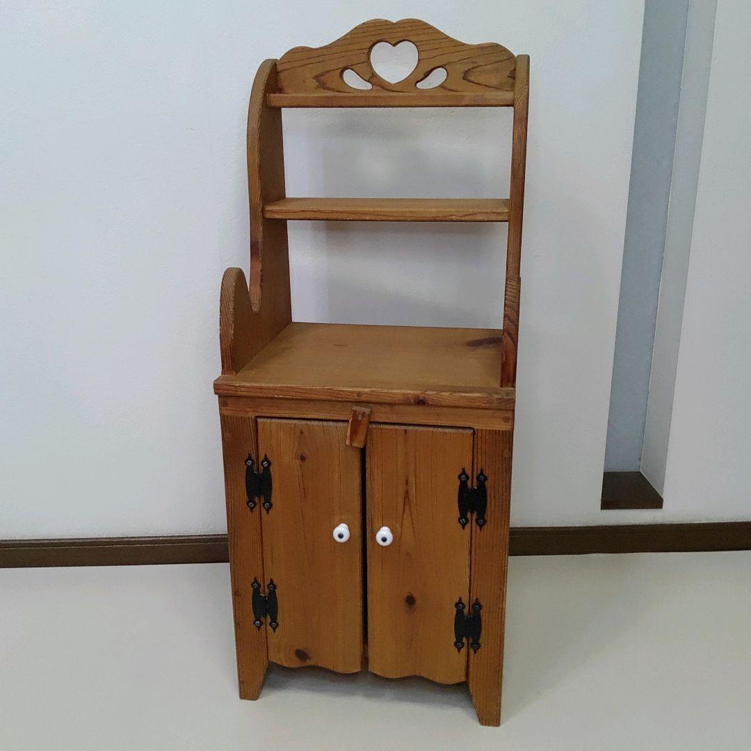 カントリー家具 アメリカン カントリー ハートシェルフ カップボード