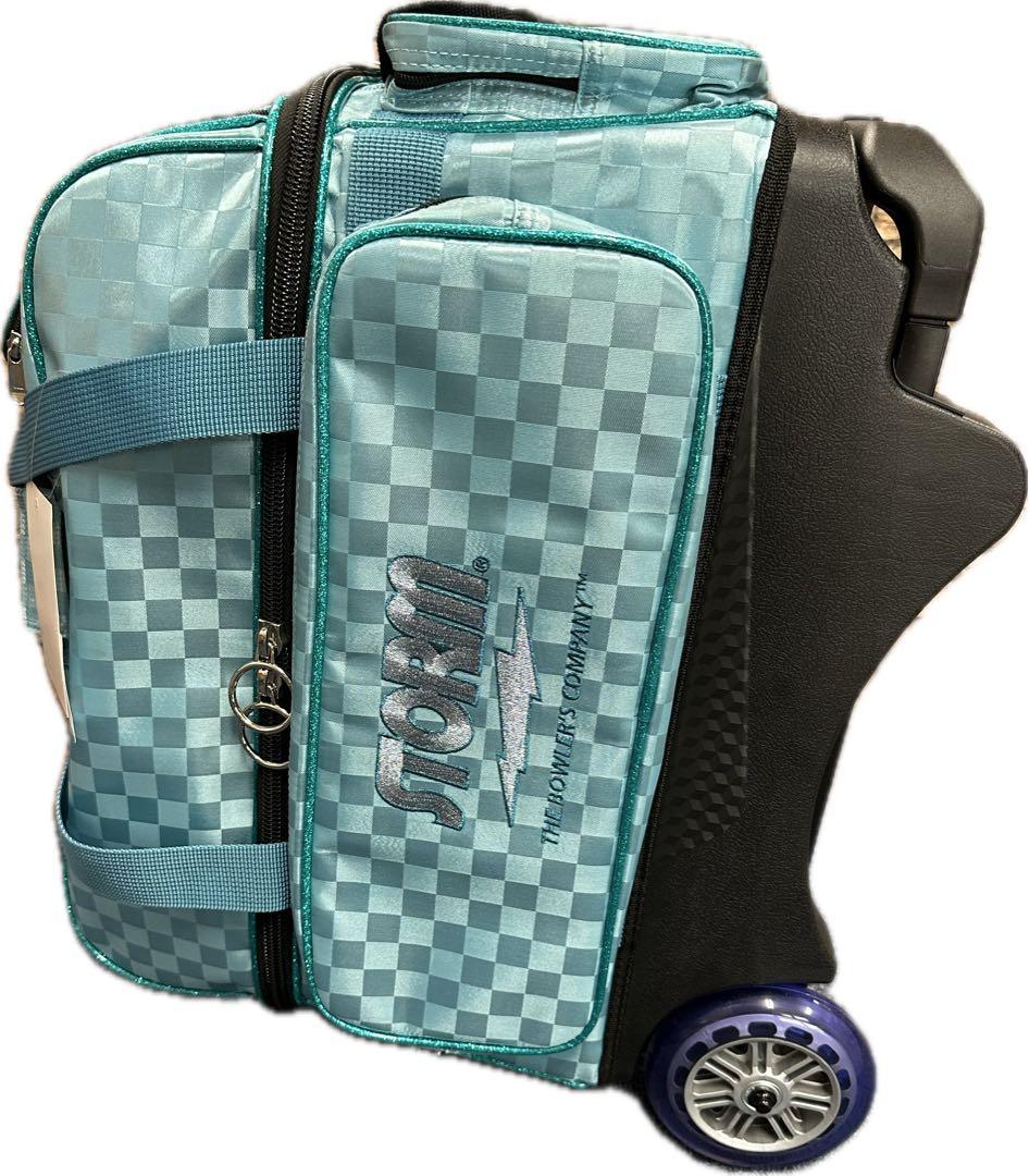 STORM ボウリング用バッグターコイズ 2個用ボールバッグ 新品