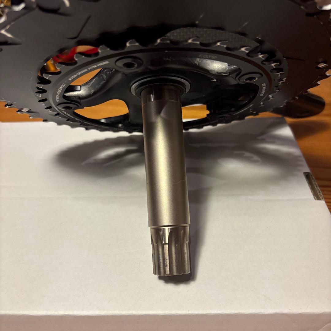 SRAM RED GXP カーボンクランク　左側パワメ付き(STAGES)