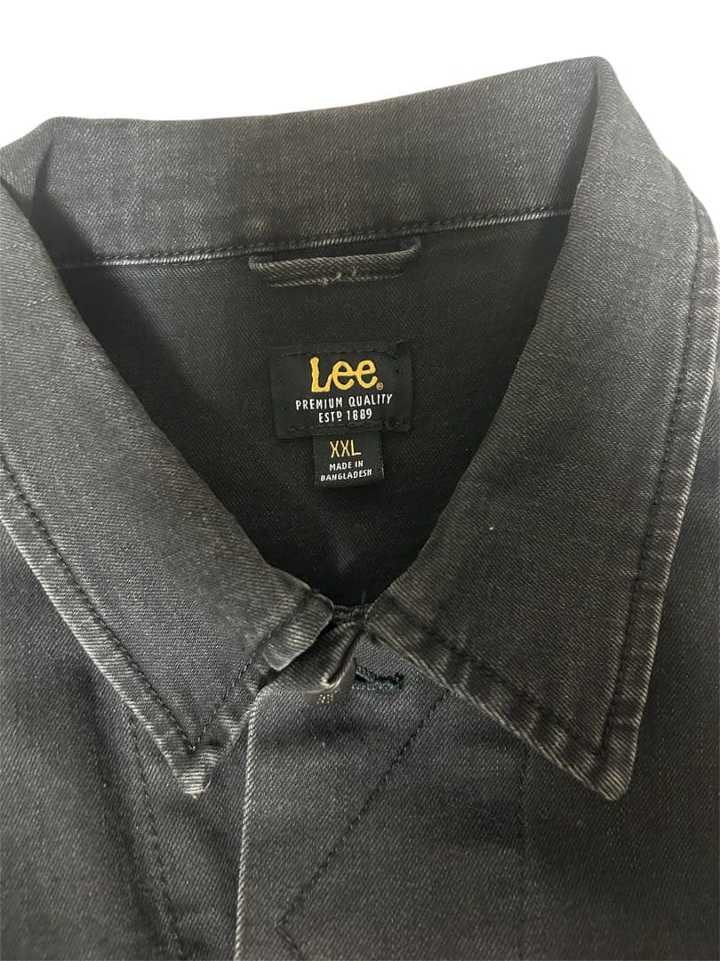 Lee 00s ブラック デニムジャケット XXL 値下げ⭕️