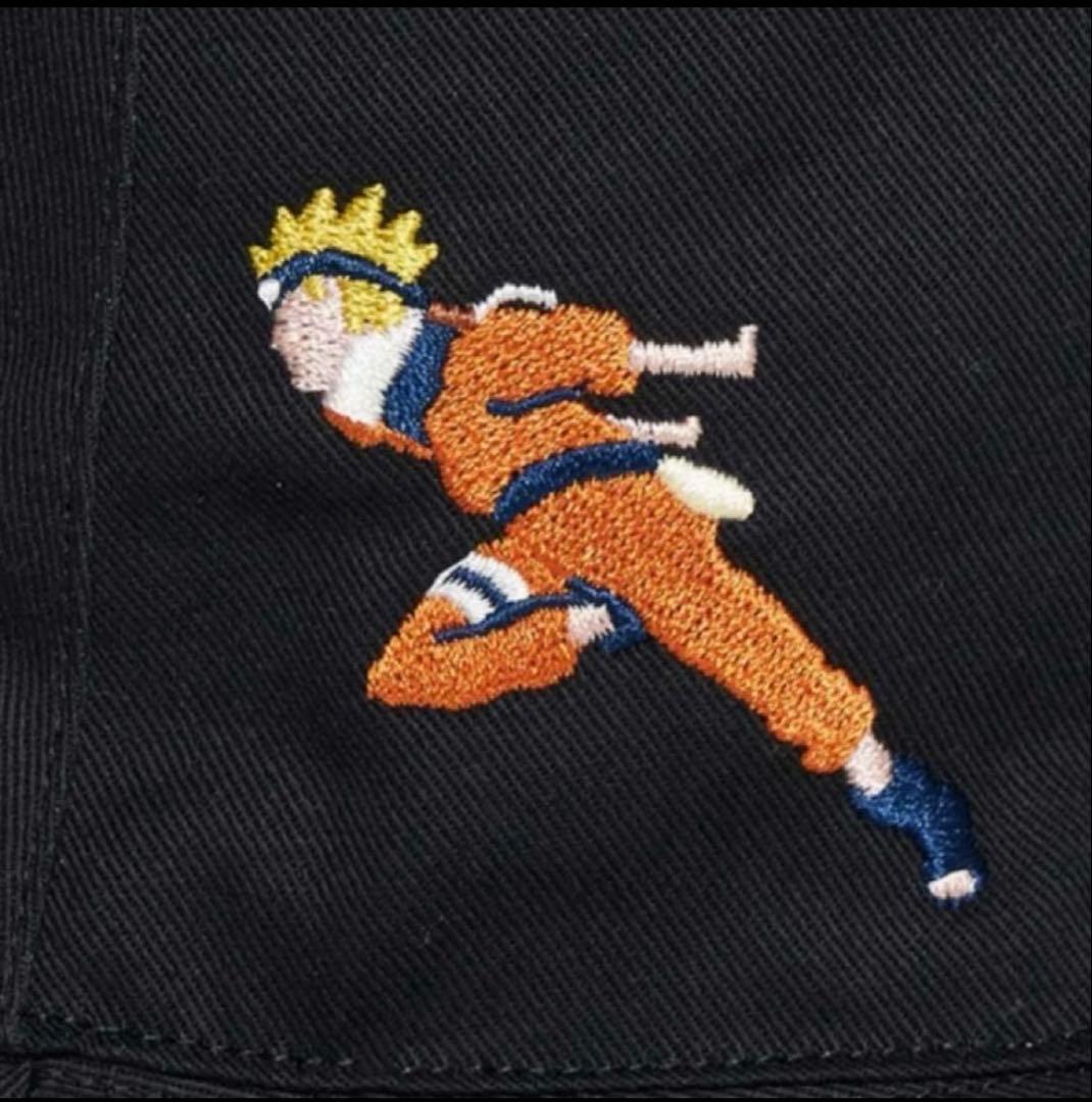 レア（完売品）ナルトNARUTO刺繍リバーシブルバケットハット 木の葉隠れの里