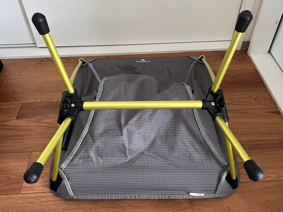 Helinox チェアゼロ アウトドアチェア グレー・チェック柄