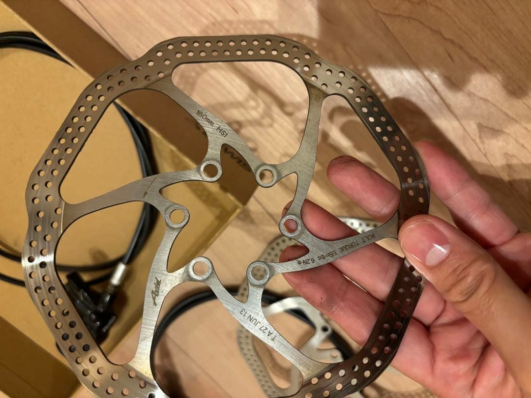 Avid 油圧ディスクブレーキ 前後セット ローター　180mm.160mm