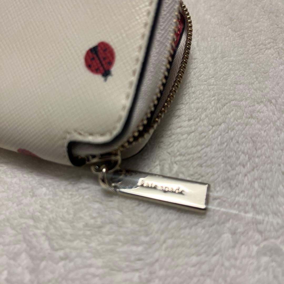【美品】kate spade NEW YORK てんとう虫柄キーケー