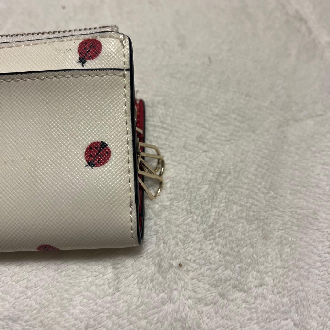 【美品】kate spade NEW YORK てんとう虫柄キーケー