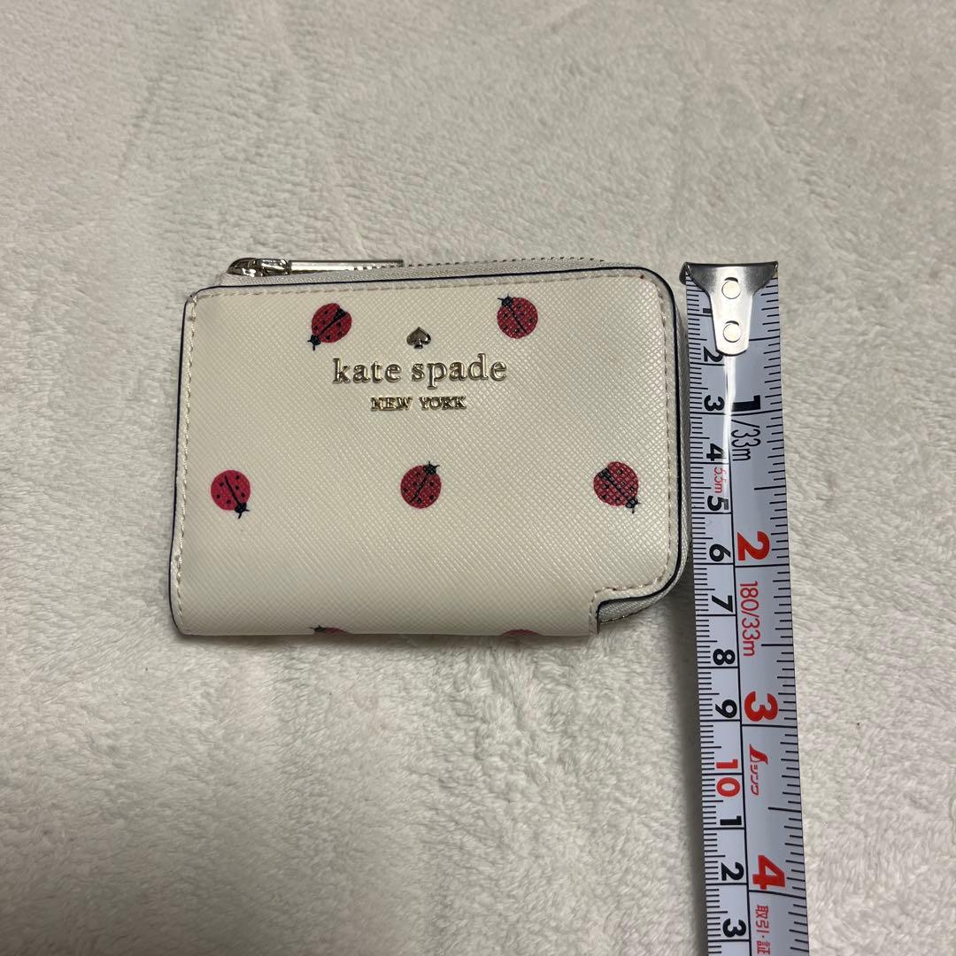 【美品】kate spade NEW YORK てんとう虫柄キーケー