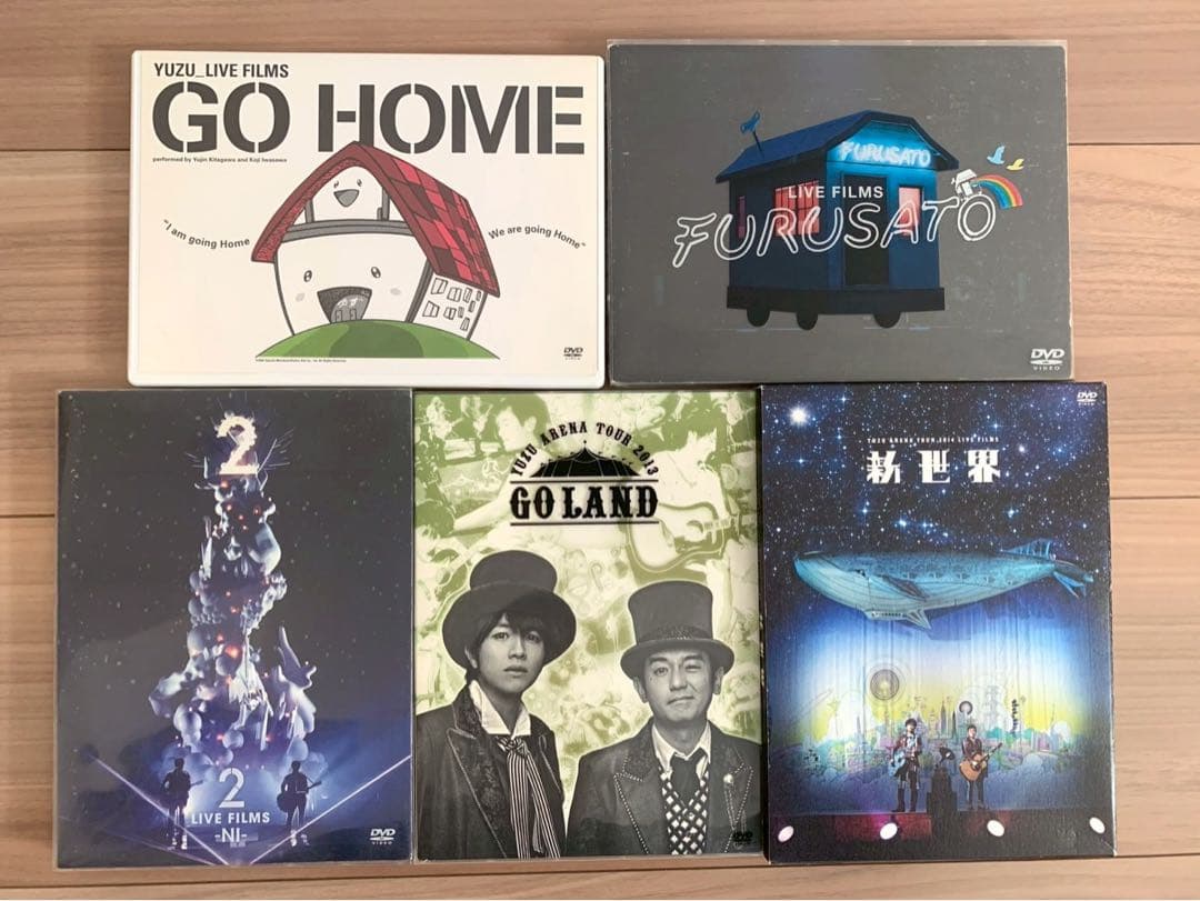 ゆずライブ DVD 5枚セット