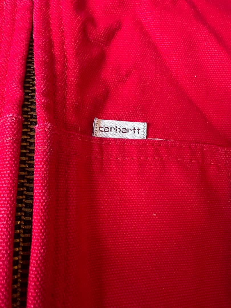 激レアcarhartt 星タグ 80s アクティブジャケット カーハート 赤
