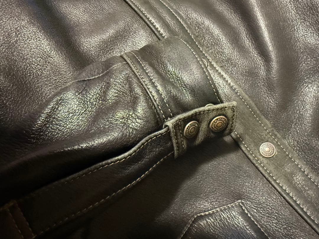 THE FLAT HEAD レザー シャツジャケット ディアスキン 鹿革