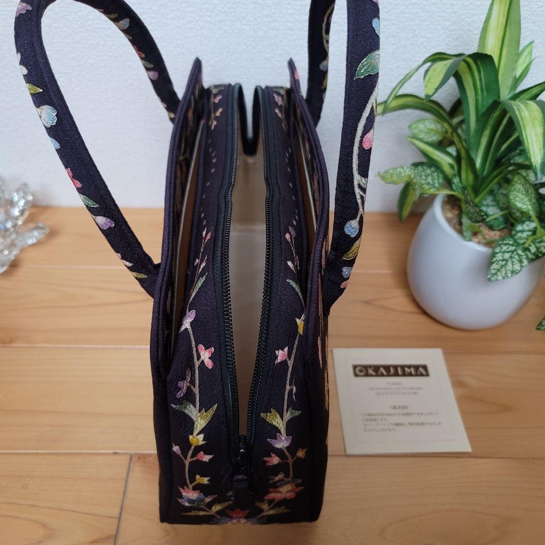 新品タグ付き　OKAJIMA　利休バック　和装バック　岡重