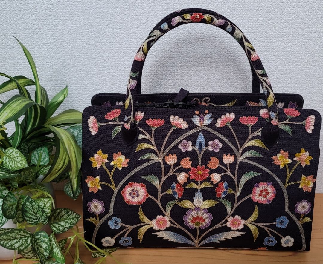 新品タグ付き　OKAJIMA　利休バック　和装バック　岡重