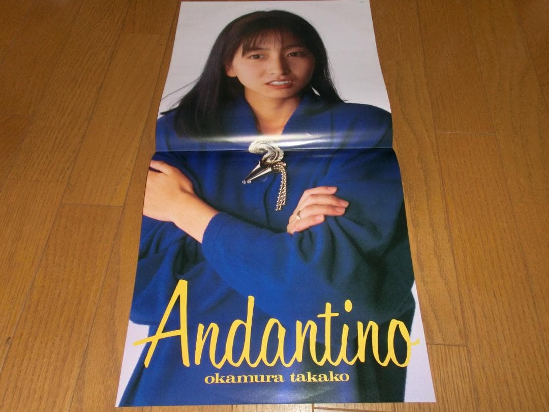 岡村孝子　ＬＰレコード　帯付き　２枚セット　アンダンティーノ　ソレイユ