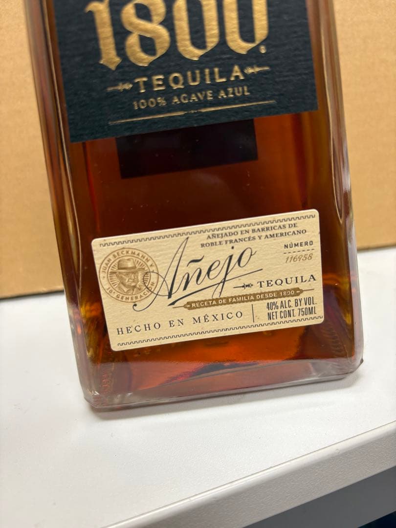 1800 Tequila Añejo 750ml 未開封