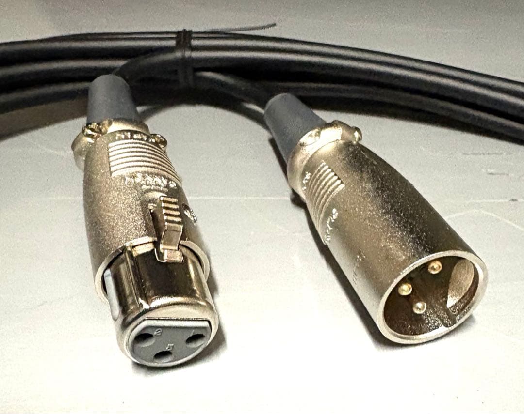 CANARE製 XLR3ピン マイクケーブル 新品5m 10本セット
