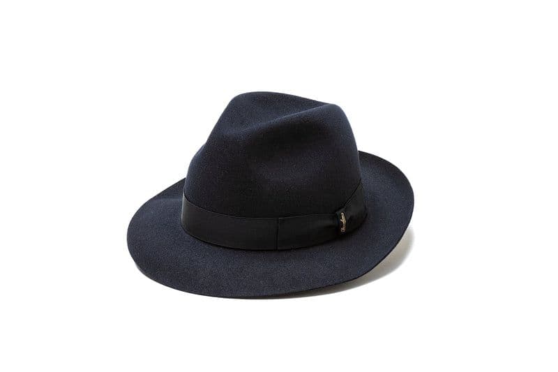 Borsalino ボルサリーノ 【美品】ラビットウールフェルト 中折れハット