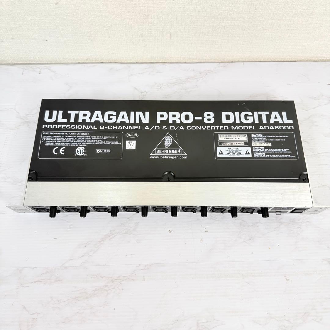 BEHRINGER　ADA8000　ULTRAGAIN PRO-8　動作品