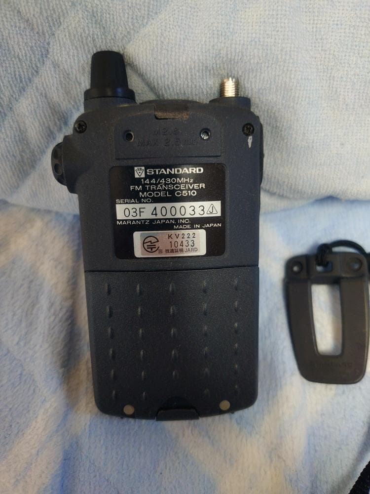 STANDARD C510 アマチュア無線機 144/430MHz対応