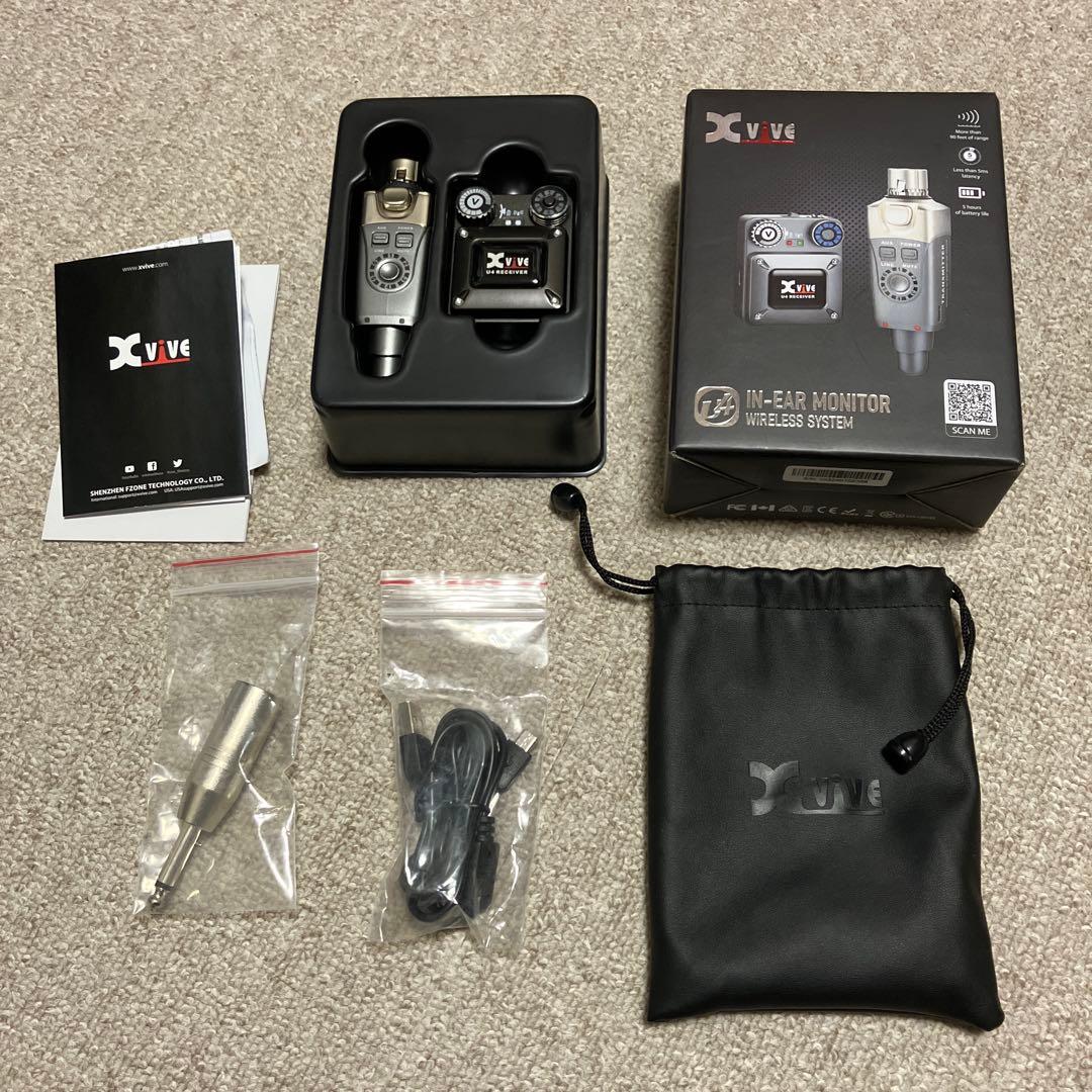 Xvive U4 ワイヤレスインイヤーモニターシステム　ほぼ未使用 即発送可