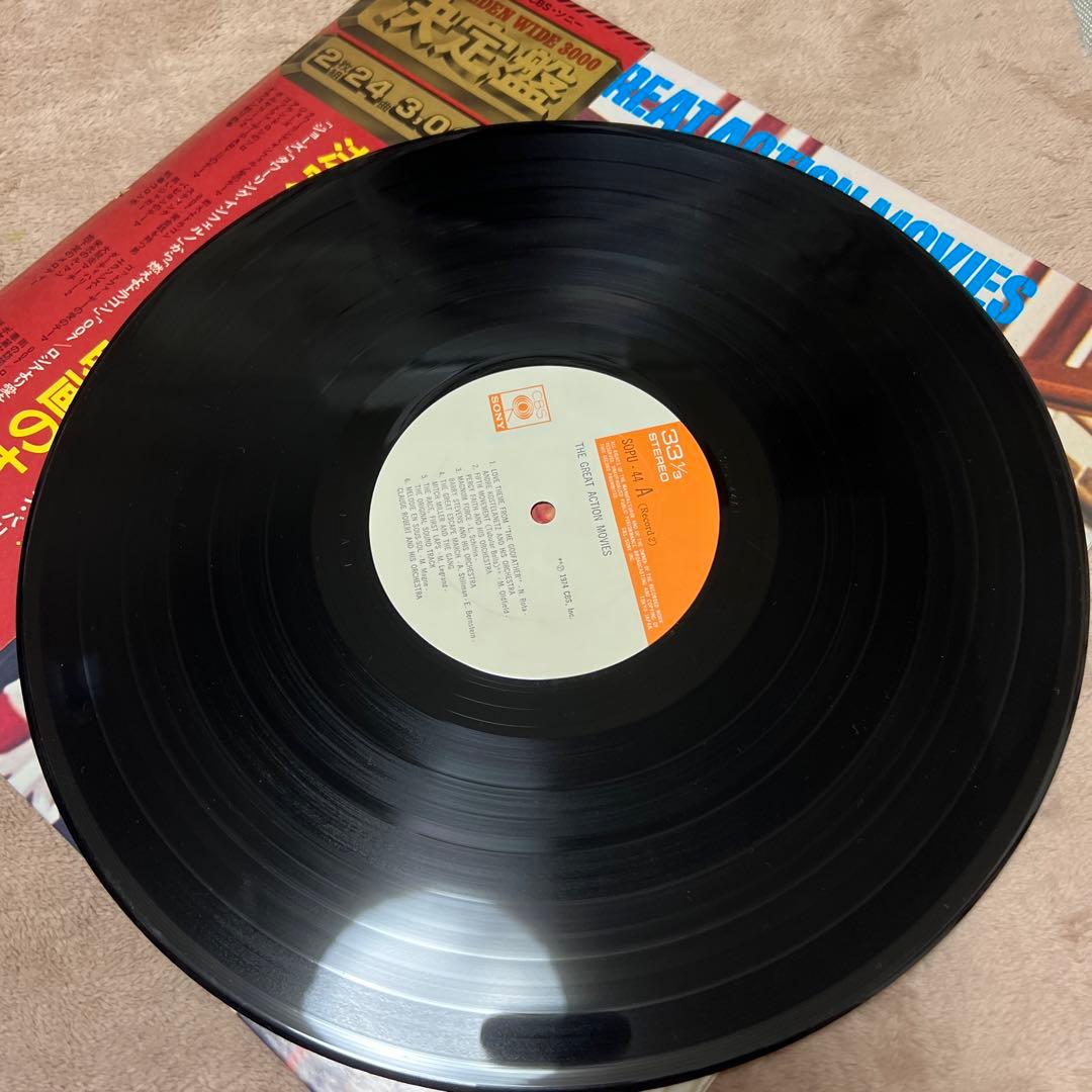 ブルース・リー 李小龍 GREAT ACTION MOVIES レコード 2LP